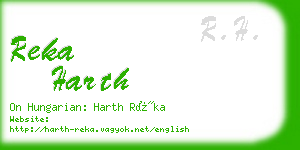 reka harth business card